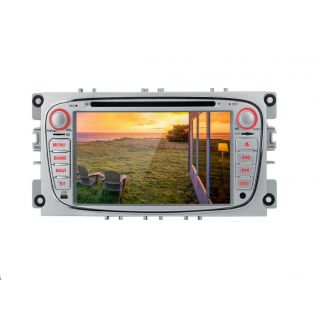  Navigatie Dedicata FORD cu DVD, CADOU Camera de Marsarier + Card SD cu Hartile Europei (culoare: ARGINTIU)